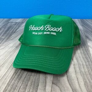 Hooch Booch Hat OTTO Trucker Mesh Snapback Men's Green One Size